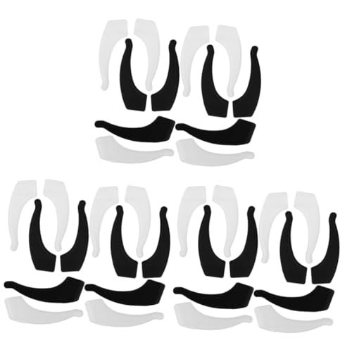 Gogogmee 18 Pairs Anti-Slip for Glasses Ear Retainers Glasses Stand Ear Grips for Glasses Silicone Glasses Ear Grip Ear Protectors for Glasses Eye Glasses Holder