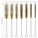 7pcs Brass Wire Tube Brushes Multipurpose Pipe Brush Tool Set, 11Inch Tube Cleaning Brushes Lab Cleaning Brushes Wire Bottle Brush for Lab Tube, Auto Parts, Bottles and Pipes, 7 Sizes