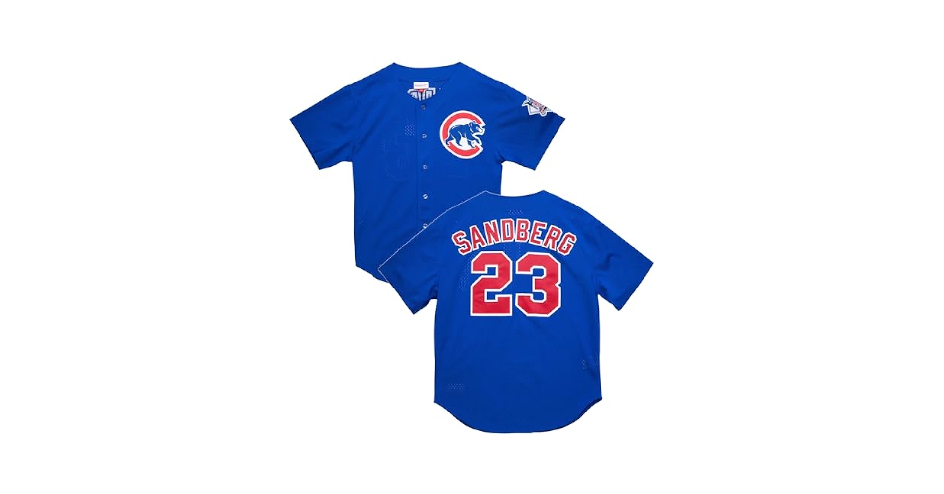 Mitchell &amp; Ness - 美品　ライネ・サンドバーグ　シカゴ カブス　ユニフォーム　サイズ54 MLB 美品 ライネ・サンドバーグ シカゴ カブス ユニフォーム サイズ