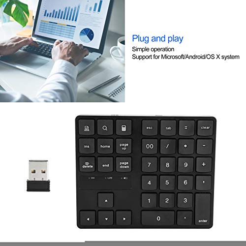 Teclado numérico inalámbrico para computadora portátil y de escritorio 5