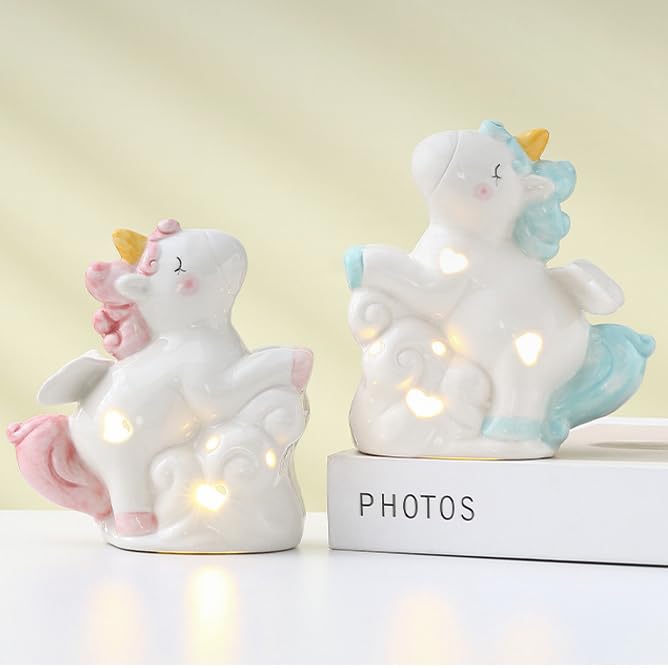 Lámpara de Mesa Unicornio Rosa para Niños miniatura 7