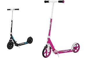 A5 Air Razor Scooter for Kids with Anti-Rattle Folding Handlebars & Extra-Long...