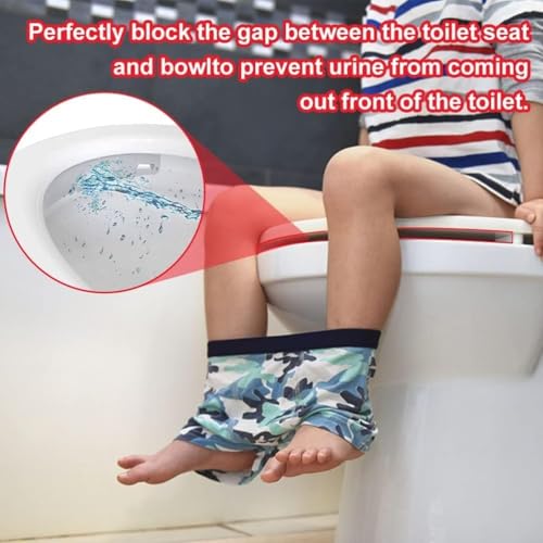 Toilettensitz Spritzschutz Transparent Töpfchentraining PIPI Spritzschutz Wasserdichter Urinabweiser für Kinder und Erwachsene