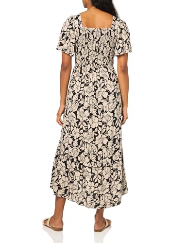 Image of Angie Women's Angie Women's Deep V Maxi Dress with Cutout