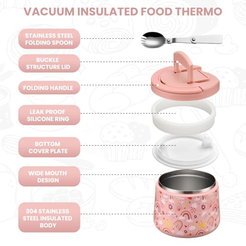 50% de descuento en termo de sopa aislado para niños de 14 oz - Image 5