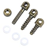 DETROIT LEATHER SHOP Sling Stud Screw Set Antique Brass Finish