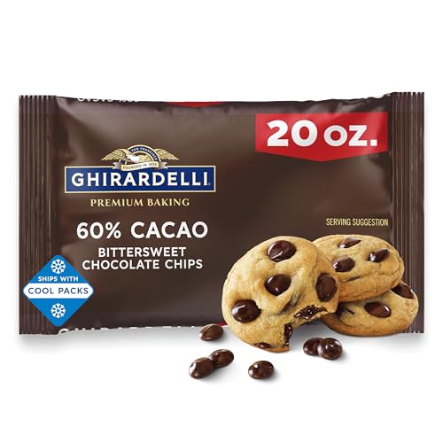GHIRARDELLI 60% Cacao Bittersweet Chocolate Premium Baking Chips,...