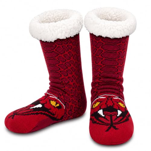 Hisonwel Herren Slipper Socken Tier Fuzzy Rutschschutz fluffig Winter Warm weich dick Fleece gefüttert Thermal Home Socken