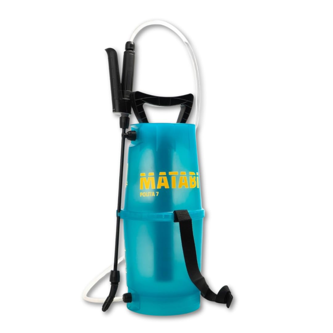 Matabi Polita 7 pulvérisateur de Jardin 5L Pré‑Pression Buse réglable Lance Fibre de Verre