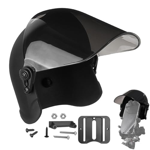 Soporte de teléfono genérico Sun Visor, pequeño impermeable móvil stand, Motorbike Helmet Phone Cover, portátil sombrilla Sun Shade para bicicleta y uso al aire libre 9.02x5.63x5.63 pulgadas