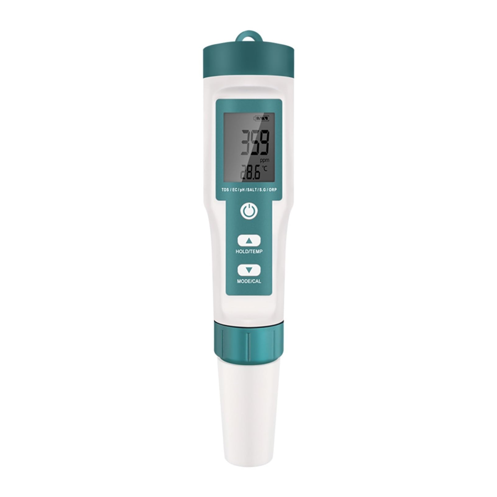 JVDDI 7in1 PH/TDS/EC/ORP/Salinity/SG/Temperature Meter Water Quality Tester PH Meter