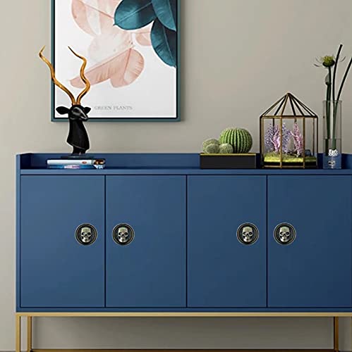 brandname Ackron Skull Knobs Creative Drawer Pulls Zinc Alloy for