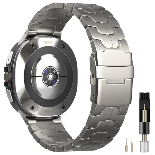 Bracelet Samsung Watch Ultra Titane pour le Bureau et le Sport, Look Élégant