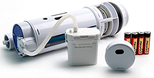 Ridgesun Touchless Automatic Sensor Flush Conversion Kit with Drainage Component for Dual Flush Toilets - Equipped with 15-Inch Motion Sensor and Battery Powered Ridgesun Touchless Automatic Sensor Flush Conversion Kit with Drainage Component for Dual Flush Toilets - Equipped with 15-Inch Motion Sensor and Battery Powered