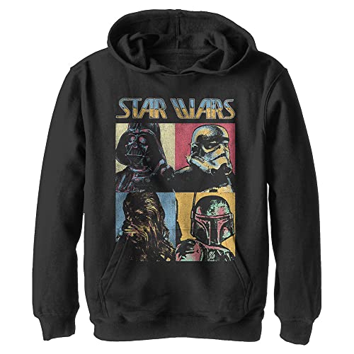Sweat à capuche Star Wars imprimé rétro avec motif Old is New résistant