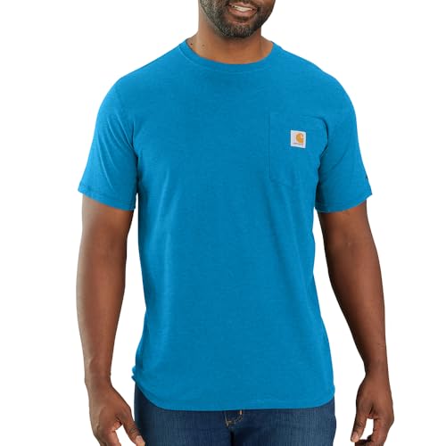Image of Carhartt Men's Force Relaxed Fit Midweight Short-Sleeve Pocket T-Shirt