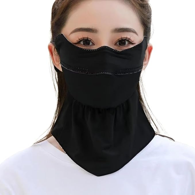 Image of TOMORROW Reusable Black Face Cover Mask - K-Pop Style Streetwear Fashion Mask | Soft Cotton Cloth | Printed Design | Washable, Breathable, for Men & Women | Daily Use & Outdoor