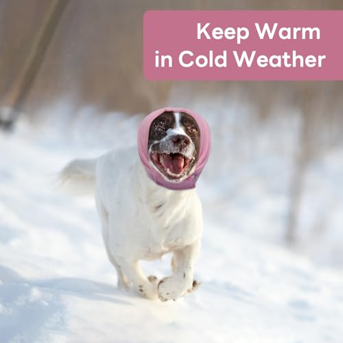 Image of Nanaki Soft Dog Calming Hoodie Anxiety Relief Dog Ear Muffs Noise Protection Doggy Ear Wrap Hematoma Fireworks Doggy Head Cover for Bath Blow Drying Pet Head Cover Noise Cancelling Sleep Help Headband