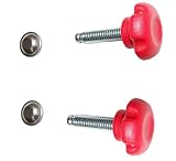 Replacement Parts for Drive Nitro Rollator, 10266 (5.Red Backrest Knob & Bolts (Pair) - for Red Unit) Drive Part # 1026605-R