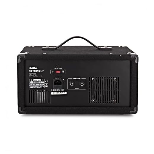 SubZero Mezclador autoamplificado con reproductor multimedia digital