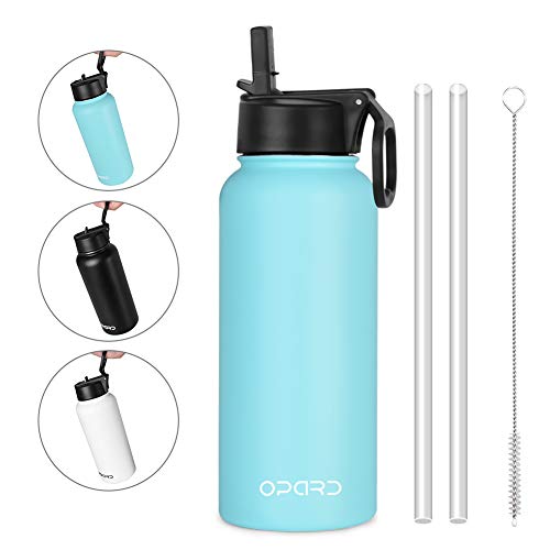 Opard Insulated Water Bottle 32 oz Stainless Steel Vacuum Double Walled Keeps Hot