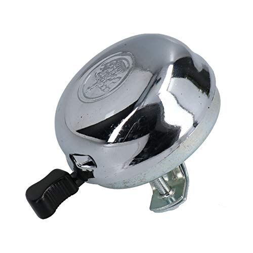 AB Tools Traditional Crown Dinger Bell Bike Cycle Polished Chrome Finish Handlebar Clamp