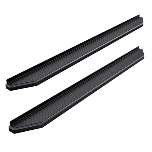 HD Ridez Flat Style Running Board 6" Black Compatible with Chevy Suburban 2021-2026 (Side Steps Side Bars)