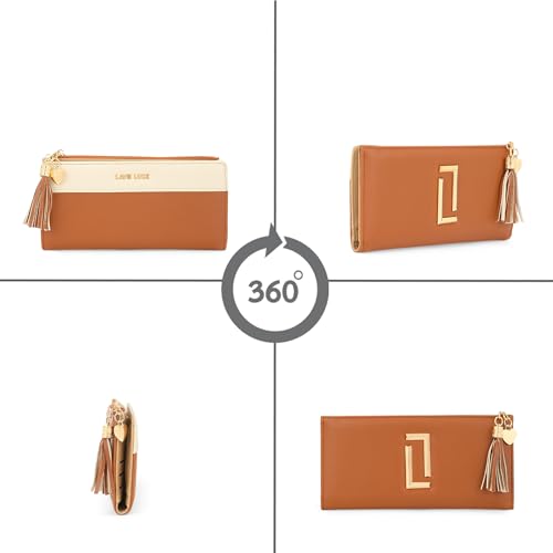 Image of Lavie Luxe Women's Safain24 Long Bifold Wallet