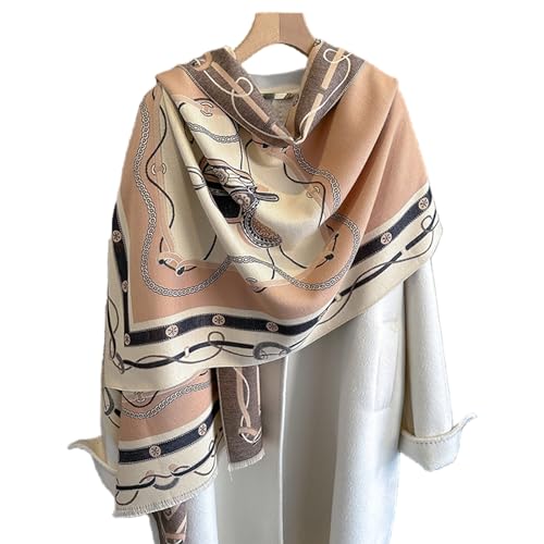 MYBaoDan Bufandas Mujer Femenina Invierno Cálido Cálido Cálido Long Long Jacquard Shawl Soft Buff Sfirf Gift Women's-C2