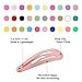 Babymatch Baby Barrettes Hair Clips: 1.2 inch (3cm) Small Mini Snap for Toddler Little Girls Kids 150pcs (30 colors)