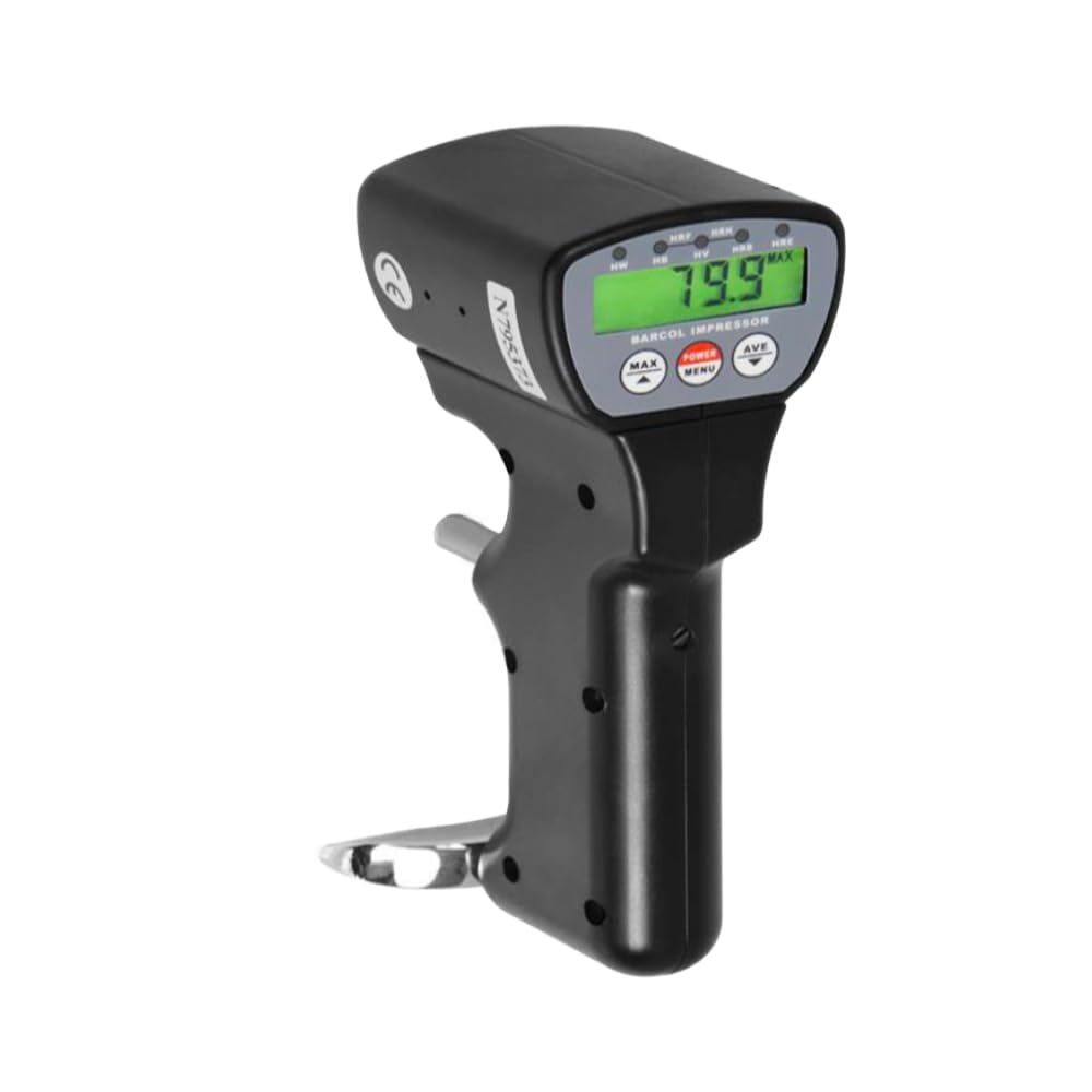 NURII Digital Hardness Tester, HM934-1+, Barcol Hardness Tester, 0HBa~100HBa, Pure Aluminum Aluminum Alloy Glass Steel, HB HV HW HRB