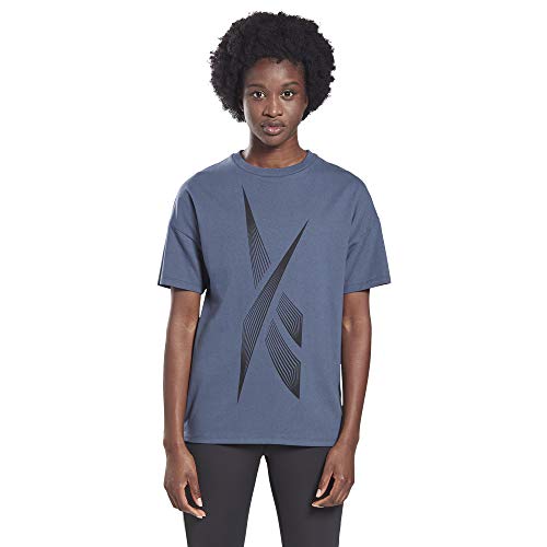 Tricot Femme Reebok SR Graphic Tee évite la transpiration lors du fitness