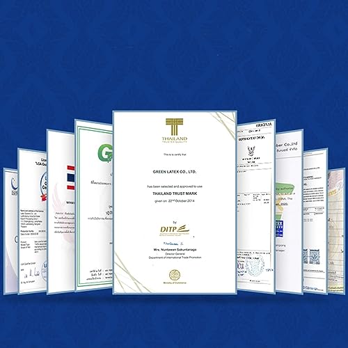 Image of Talatex Talalay 100% Natural Premium Latex Pillow, Talalay Latex Helps Relieve Pressure, No Memory Foam Chemicals, Perfect Package Best Gift