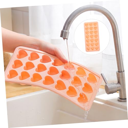 Molde Silicona para Cubos de Hielo en Forma de Corazón miniatura 3