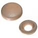 Produktbild 12x Schraubenkopf Abdeckung Beige Zierkappe Clips Kunststoff Neu Befestigung Möbelbau Kappe Neu Old-Harvest