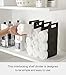 Yamazaki Home Tower Interlocking Towel Organizer - Bathroom Storage Shelf Rack - Steel