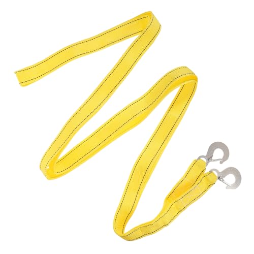 ARTSEWPLY 強力耐摩耗ナイロン牽引ロープ 車両用ストラップ 対応 フック付きトラック牽引コード 振動軽減設計 緊急脱出対応