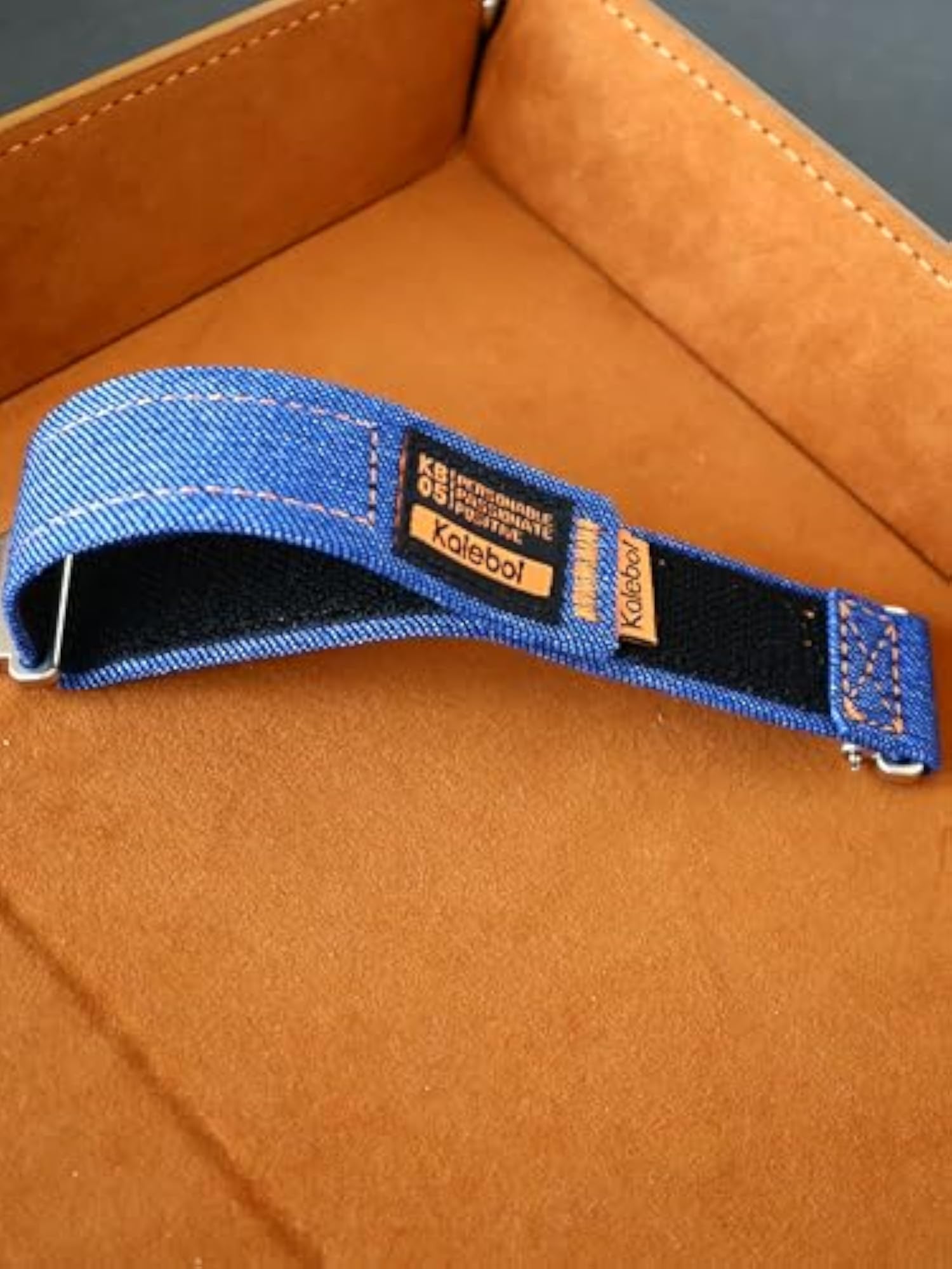 Denim Velcro Strap Watch Band, Stylish and Comfortable
