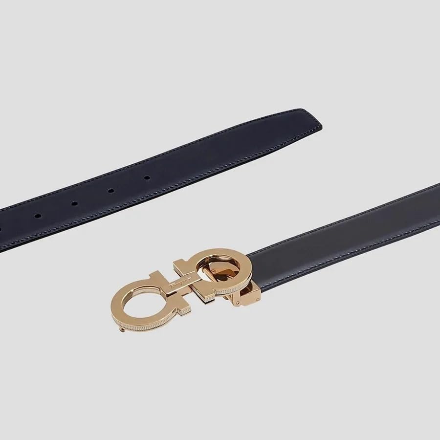 Salvatore Ferragamo Gancini Leather Belt4