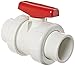 Spears 3622 Series PVC Ball Valve, Union, White, 1-1/2" Socket