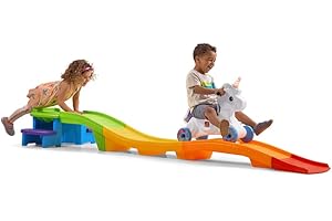 Unicorn Up & Down Roller Coaster Toy, Step 2 Car with Handle, Multicolor Track