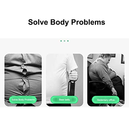 fengny Smart Abs Stimulator Toner Muscular Abdominal Treinador Muscular Abs 6 Modos 9 Níveis Intensi