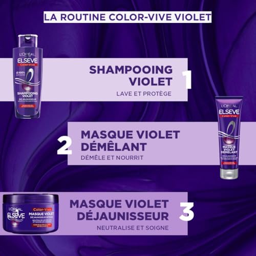 Masque Démêlant Déjaunisseur Cheveux Blonds Elseve 'oreal Paris Le Tube De 150ml - vue 7