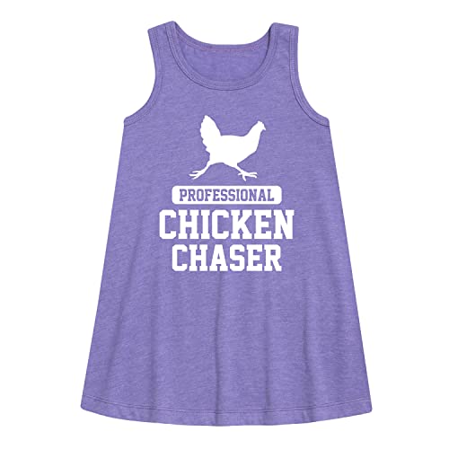 Instant Message - Professional Chicken Chaser - Toddler & Youth Girls A-line Dress