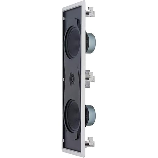 Yamaha NS IW760 65 2 Way In Wall Speaker System White