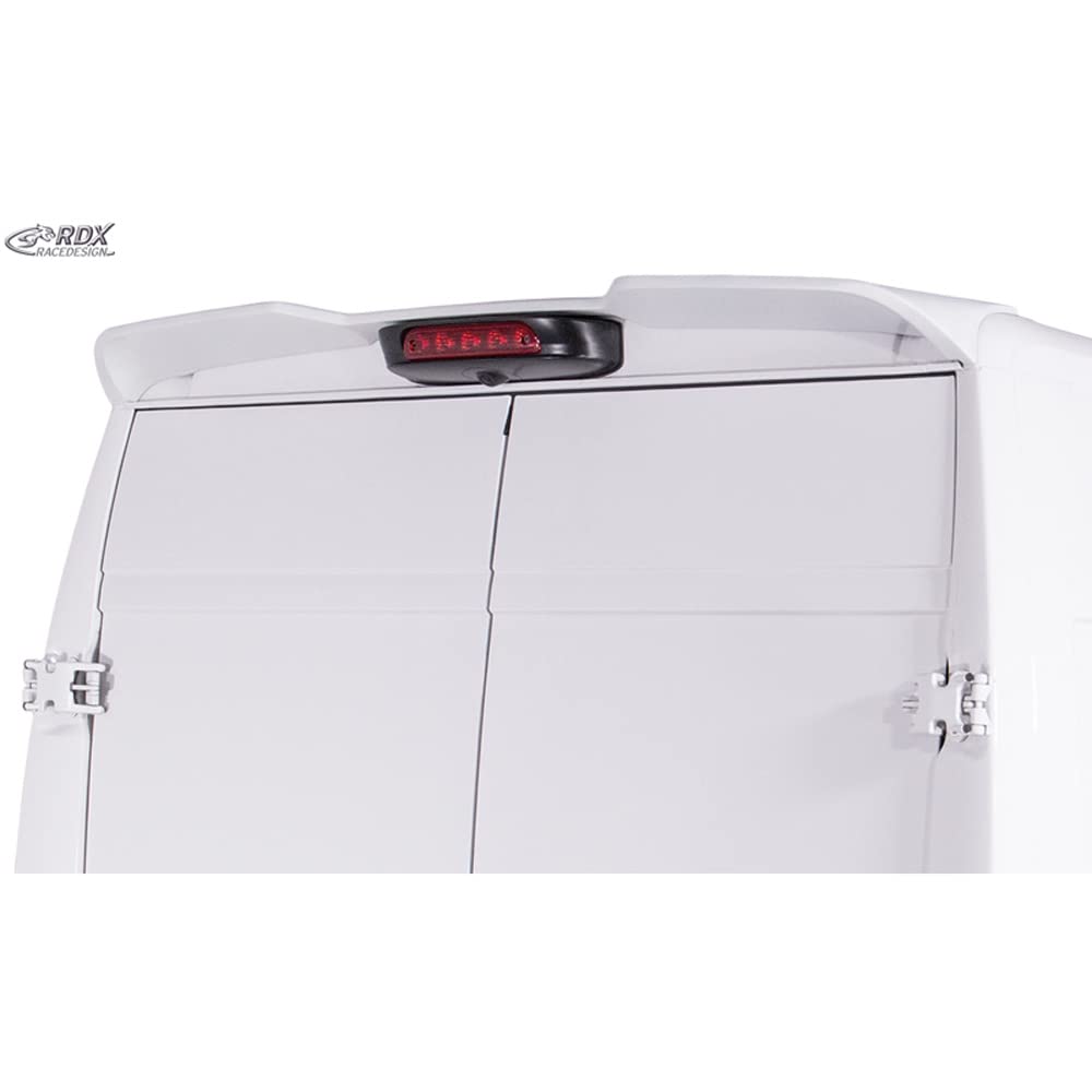 RDX Racedesign Alerón de techo compatible con Citroën Jumper 2003- / Fiat Ducato 2003- / Opel Movano 2022- / Peugeot Boxer 2003- (H2) (PU)