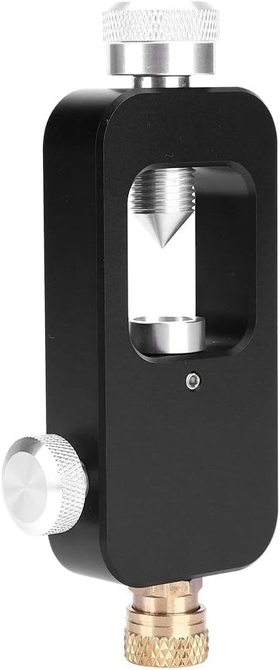 Diving Tank Refill Adapter Aluminium Alloy Diving Oxygen Cylinder Refill Adapter for Oxygen Cylinder Diving Equipment, Black