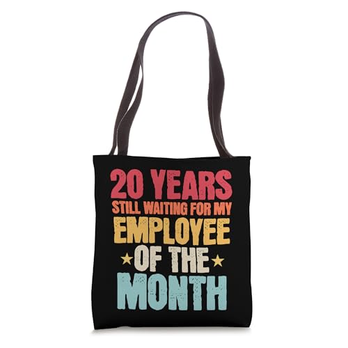 Bolso tipo tote para celebrar 20 años de trabajo de un empleado miniatura 1