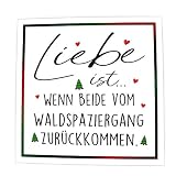 Magnet für Whiteboard, Kühlschrank, Pinnwand | Kühlschrankmagnet mit Spruch | (Liebe ist)