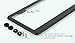 Ohuhu License Plate Frame with Screw Caps: 2Pcs Licenses Plates Frames Car Licenses Plate Covers Holders for US Vehicles (Black - 2 Holes)